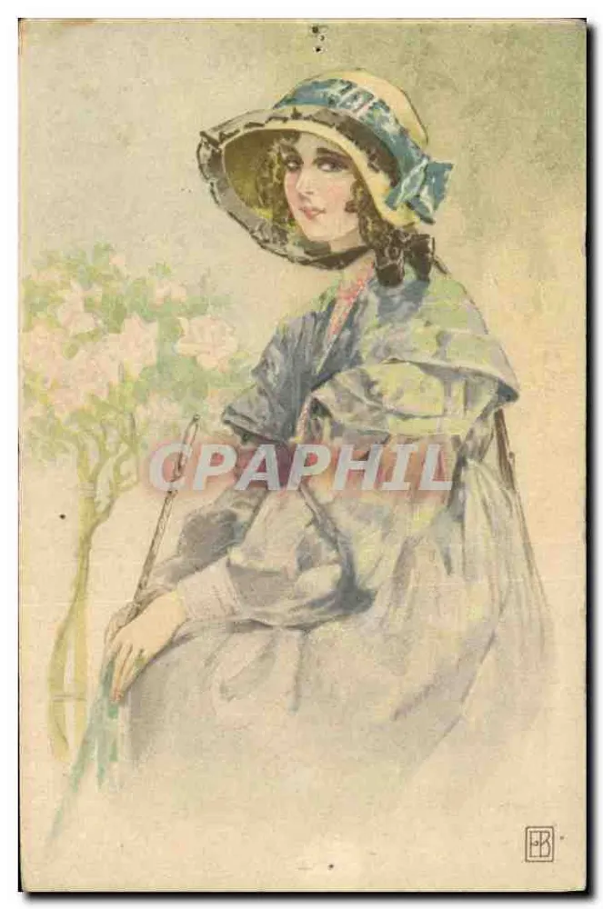 Elegante junge Frau — Verlag Vizio Relazione Stampa - Milano, Nr. 3076 - Vorderseite