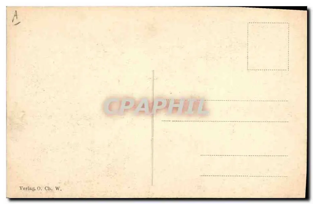 Schönbrunn — Ansicht der Kirche und des Schlosses — Verlag O. Ch. W. - Rückseite