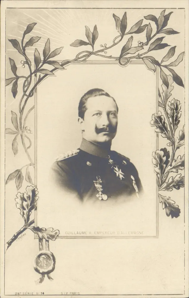 Guillaume II, Kaiser von Deutschland — S.I.P. Paris, 28. Serie Nr. 14 - Vorderseite