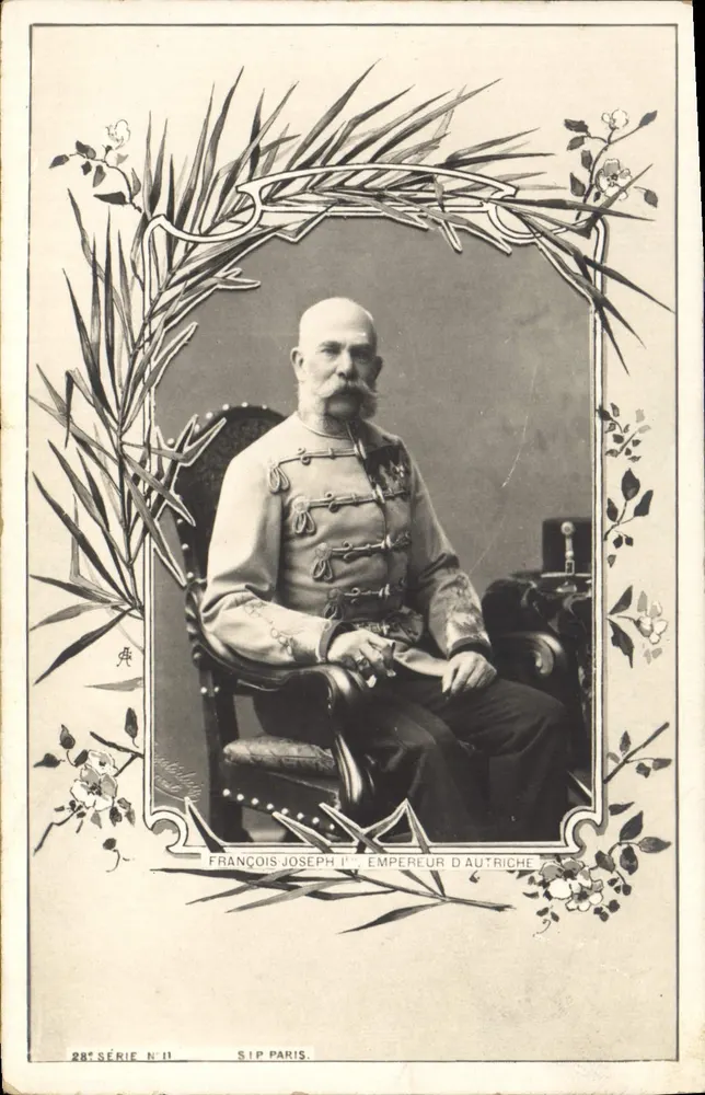 François Joseph I., Kaiser von Österreich — S.I.P. Paris, 28. Serie Nr. 11 - Vorderseite