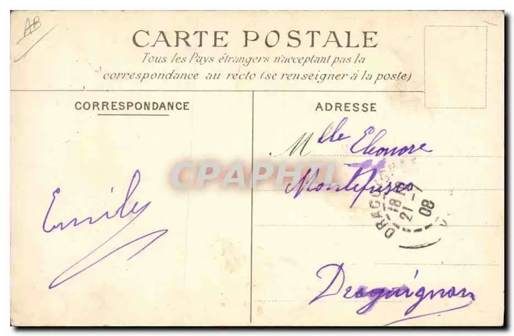 Soldados no regimento — Alpes-Maritimes — Editor Yvon - Verso