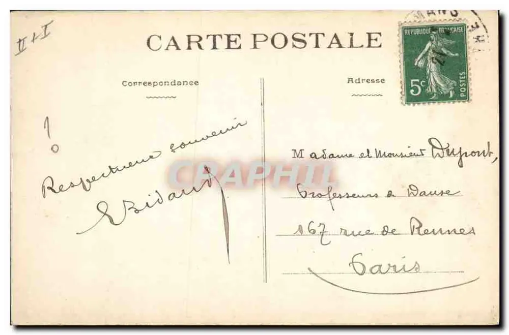 Campo de Auvours — Vista Geral — Edit. A. Lafontaine - Verso