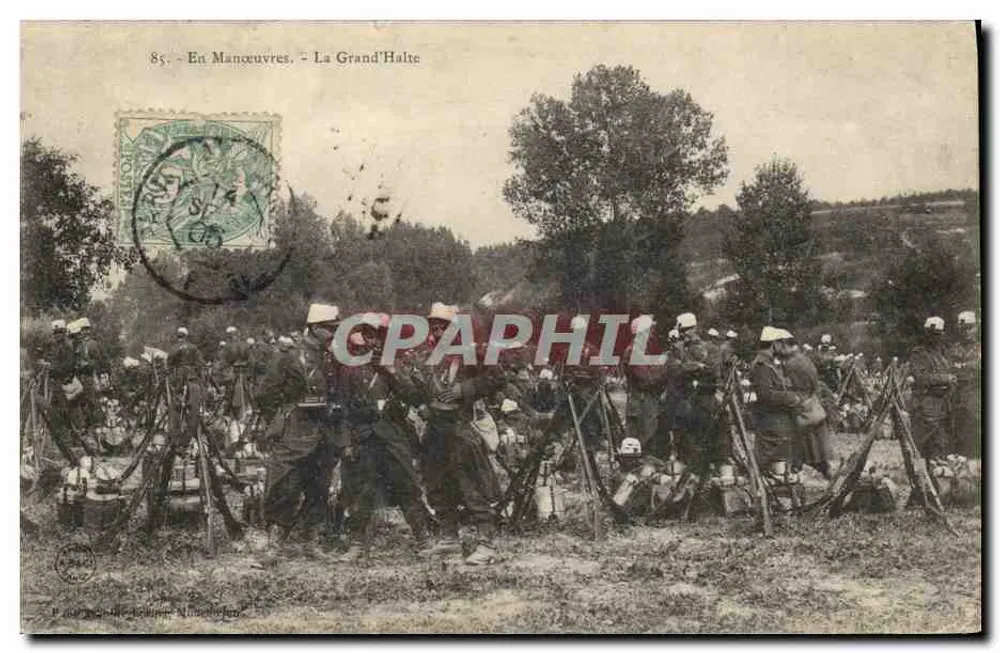 En Manquvures - La Grand'Halte — P. et C. G. M. Mouchefour - Recto