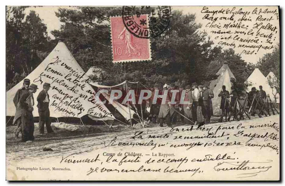 Campo de Châlons — O Relatório — Fotografia Locart, Mourmelon - Frente
