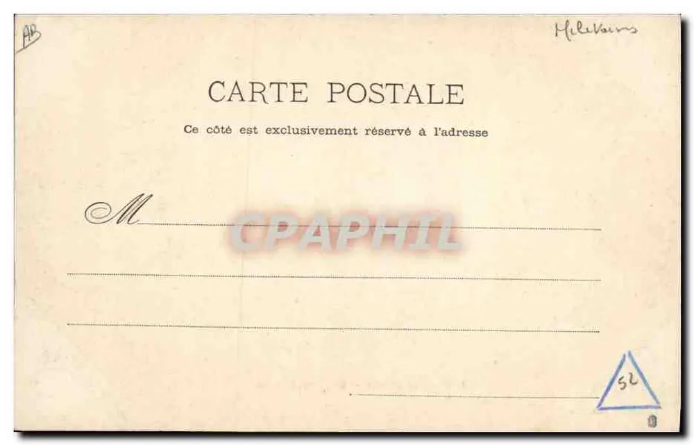 Das Camp de Larzac — Eine 75-mm-Batterie — L. Froment, phot. Lodève - Rückseite