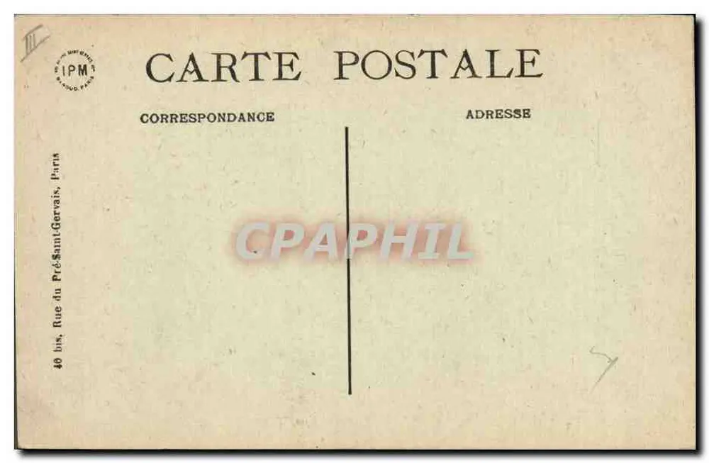 Paris - Jardin des Plantes - Eine ELEFANTENSCHLANGE — Verlag IPM, Nr. 353 - Rückseite