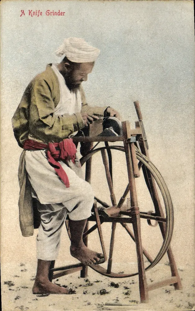 एक चाकू के बनाने वाला — ब्रिटिश भारत — संख्या 184391 - आगे