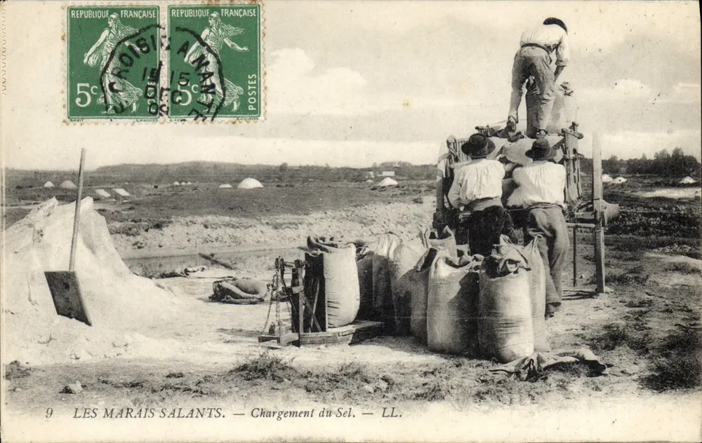 Les Marais Salants — Salzbeladung — LL. - Vorderseite