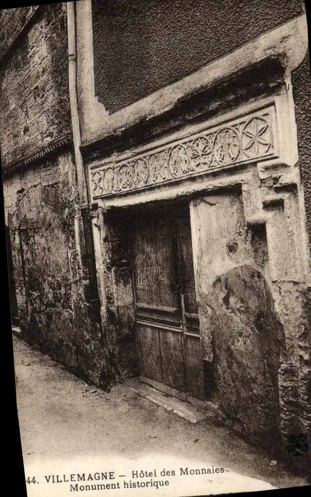 Villemagne — Hôtel des Monnaies — Historisches Denkmal - Vorderseite