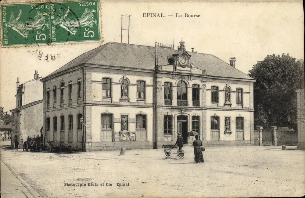 Epinal — A Bolsa — Fototipia Klein e Cie Epinal - Frente