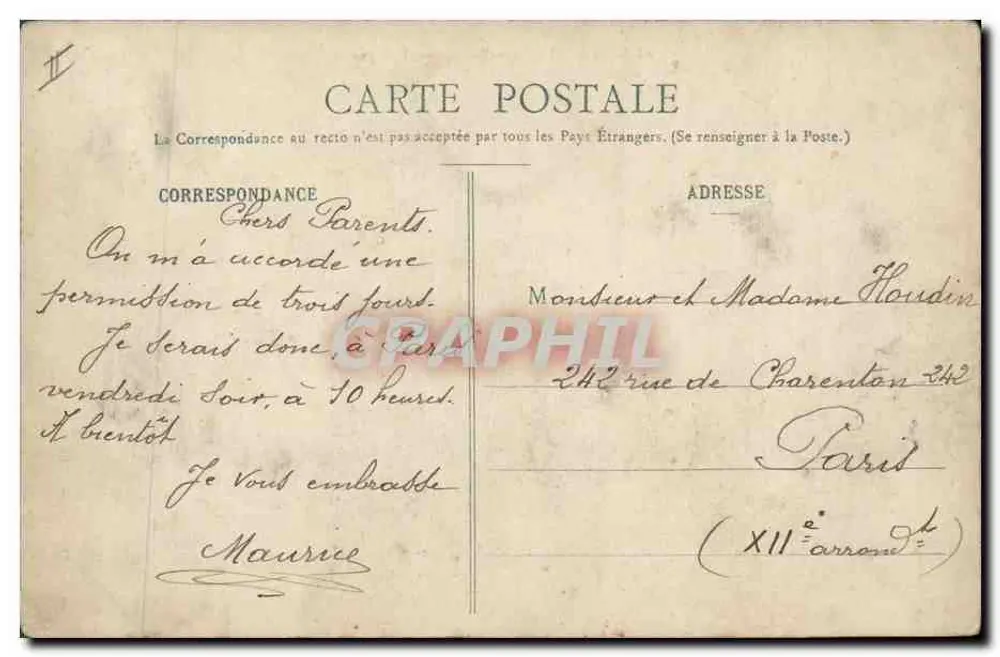 Auxerre - La Nouvelle Caisse d'Épargne — éditeur Nordmann & Fils, Auxerre - Rückseite