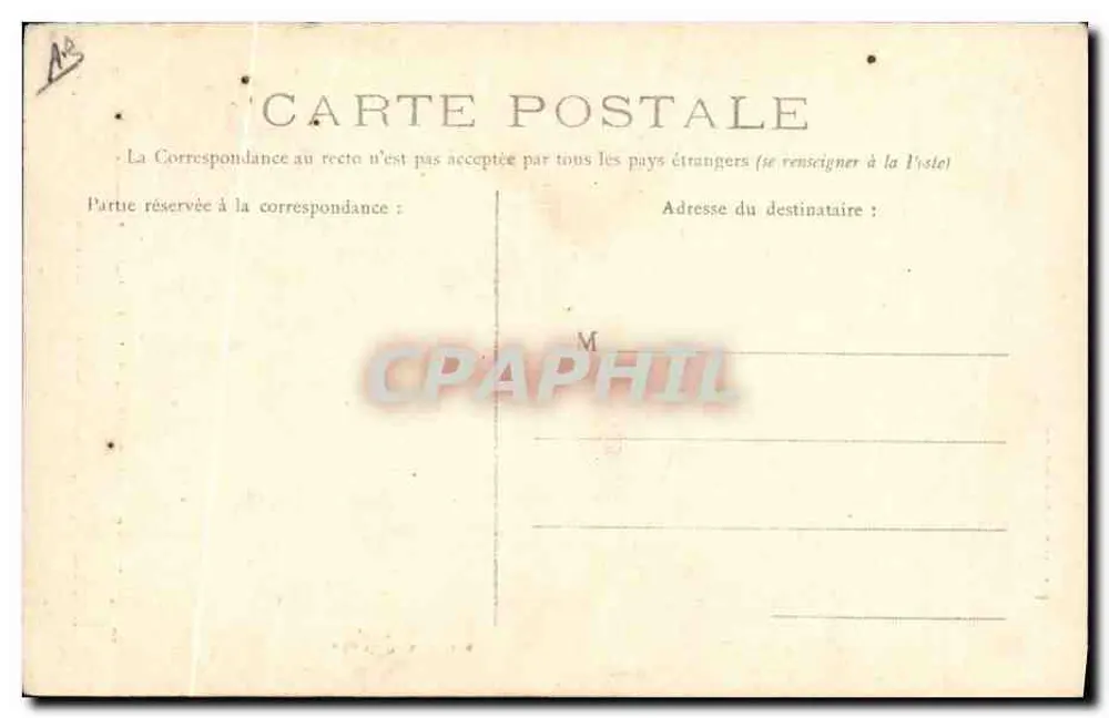 Coiffes d'hier — Caen (Habit de Fête) — La C.P.A. Paris - Verso