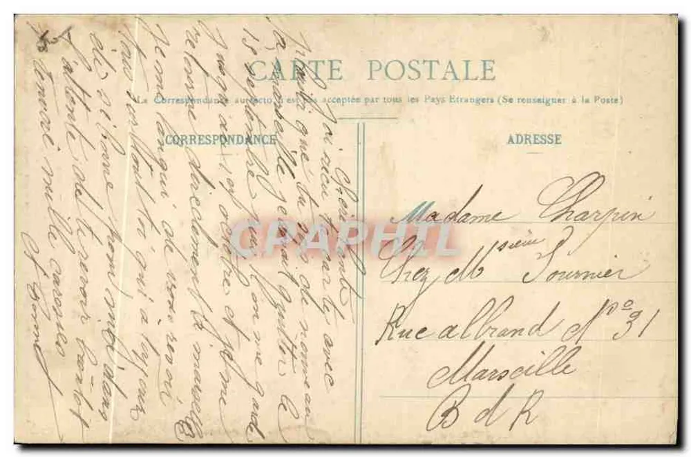 Fermanville (Manche) — Hüte und alte Kleidung — Sammlung P. Bunel, Fotograf-Verleger, in Vimoutiers (Orne) — N° 661 - Rückseite