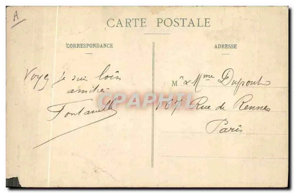 Granville — Uma Bichetière — du V., Granville, n°225 - Verso