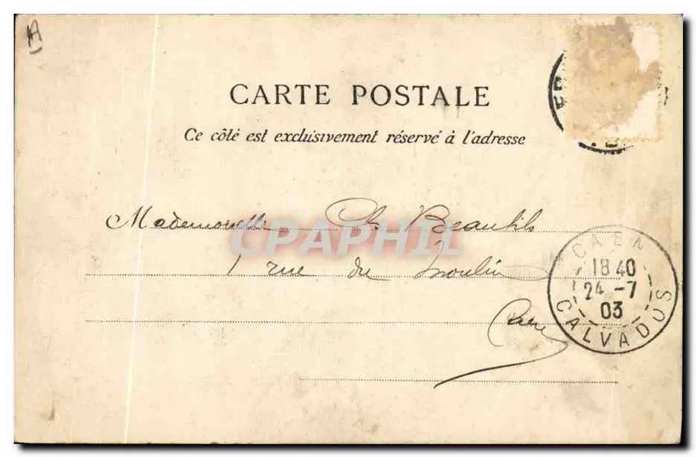 Butterherstellung in Vire — Szenen aus der Normandie-Industrie — G. F. — Sammlung G. F. — St-Malo, Chelle-Préaux - Rückseite