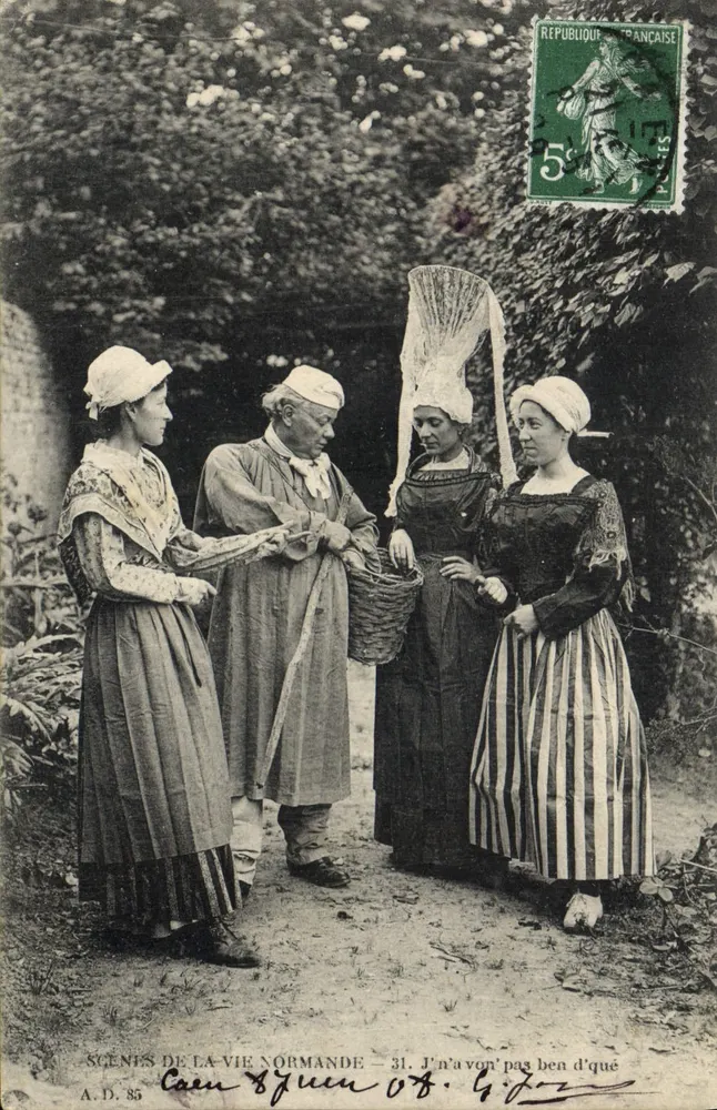 Sceny z życia normandzkiego — 31. J'n'avo' pas ben d'qué — A.D. 85 - Awers