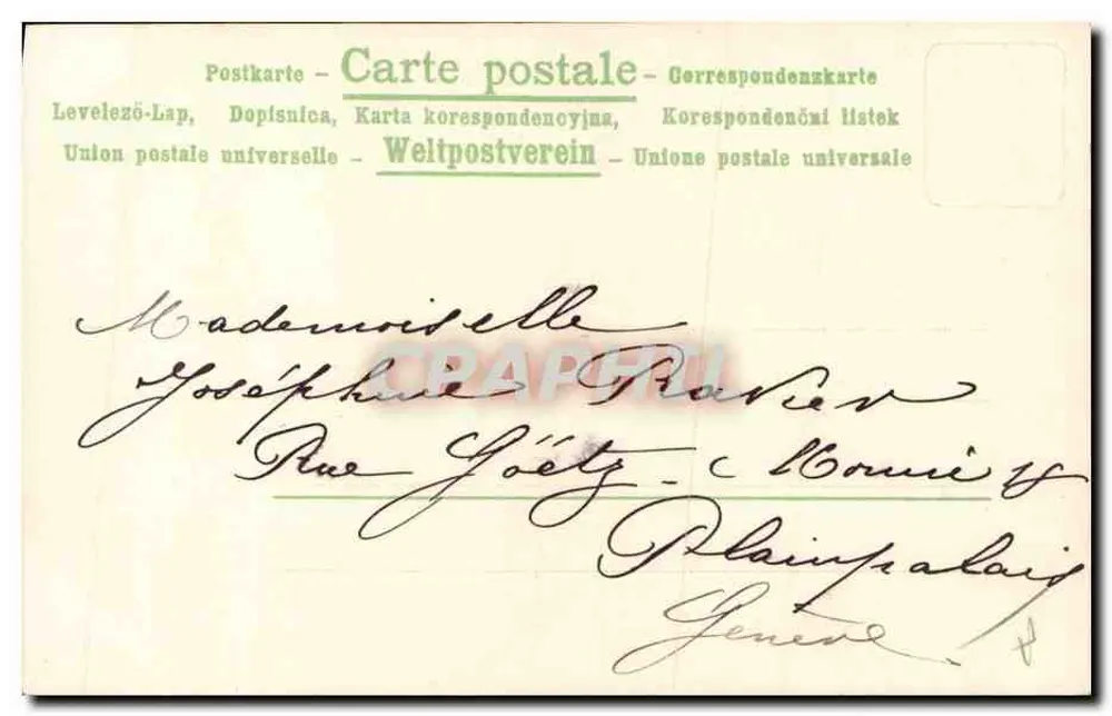 Junges Paar — romantische Szene — H.G.R. Nr. 328 - Rückseite