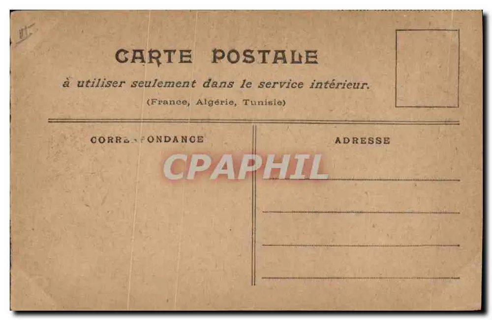 Bois de Meudon - Seen der Pools von Villebon — Originale Komposition von A. Géradis — Miss Cartes Postales - Rückseite