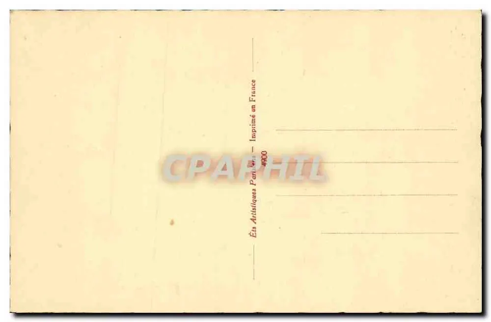 Der Fuchs und die Trauben — Artistic Postcards Edition — n°4900 - Rückseite