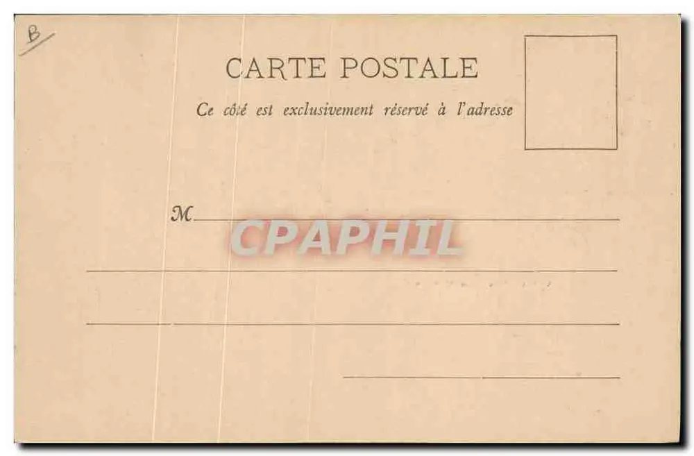 Uitzicht van achter — In beweging — Soldaten in formatie — Fototype A. Haymoust & Cie, Nancy - Achterkant