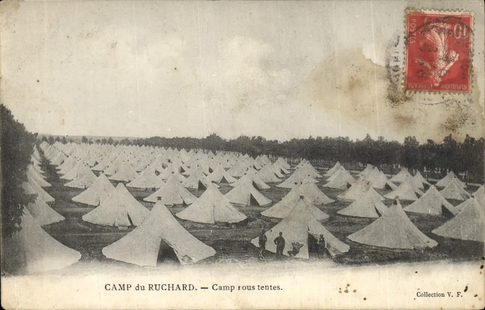 Camp du Ruchard — Camp sous tentes. — Éditeur : Collection V. F. - Vorderseite