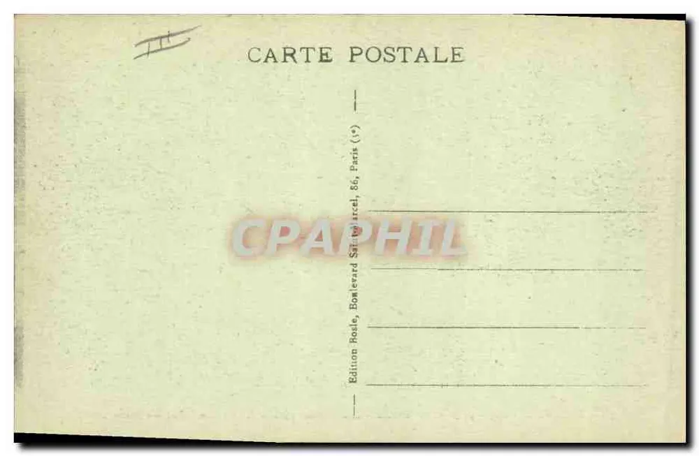 Elefantenturtle — Museum für Naturgeschichte — Paris — n° 296 bis - Rückseite