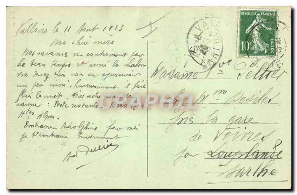 सैवोय - ला मार्मॉट - फोटोग्राफी ग्रिमाल, चंबेरी, संख्या 2270 - पीछे