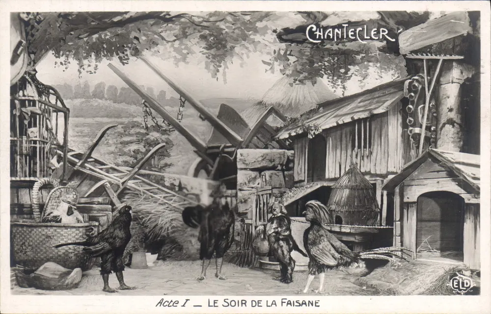 Chantecler — Acto I — La noche de la faisán — Edición ELD - Anverso
