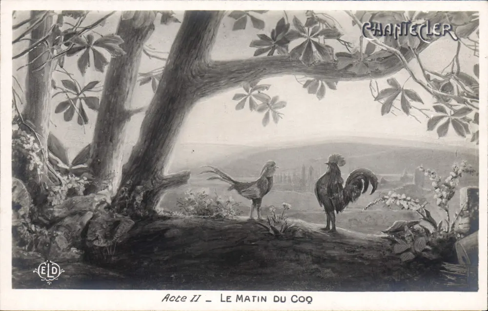 Der Morgen des Hahns — Akt II — Verlag Chantecler - Vorderseite