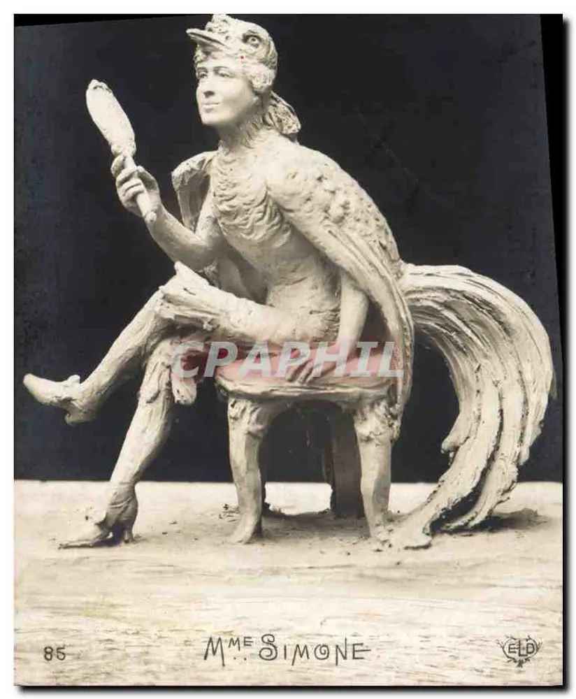 Mme Simone — Escultura de cena — Editor ELD, n° 85 - Frente