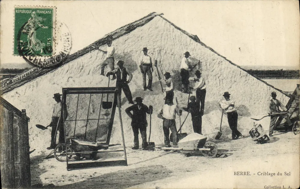 Berre - Salzverarbeitung — Sammlung L. A. - Vorderseite