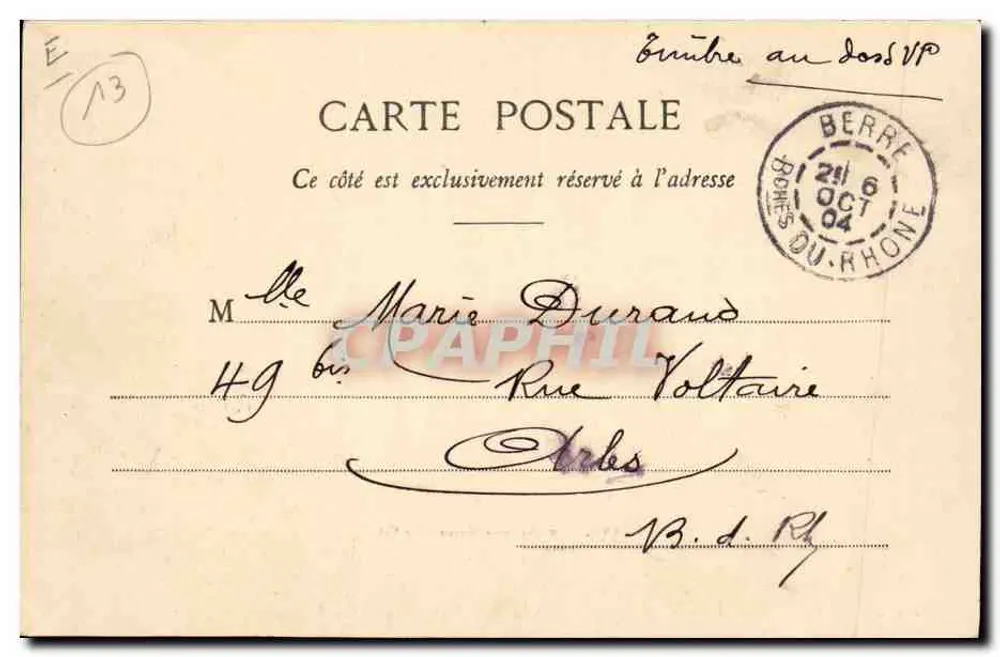 Berre - Die Salzwerke - Salzhäuser — unbekannter Verlag, Seriennummer nicht sichtbar - Rückseite