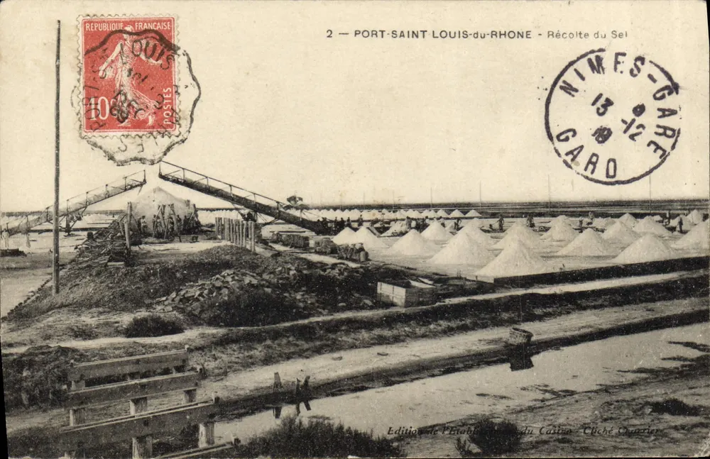 Port-Saint-Louis-du-Rhône — Salzgewinnung — Ausgabe des Casino-Establishments - Vorderseite