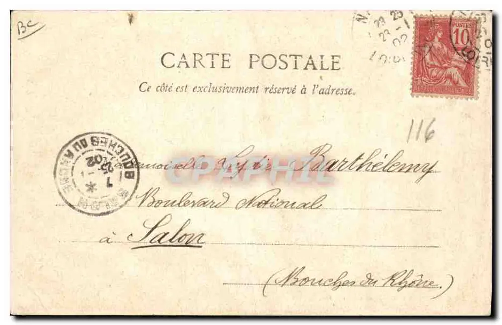 Le Croisic - Salzabladung — A. Thurel, Verlag, Nantes - Rückseite