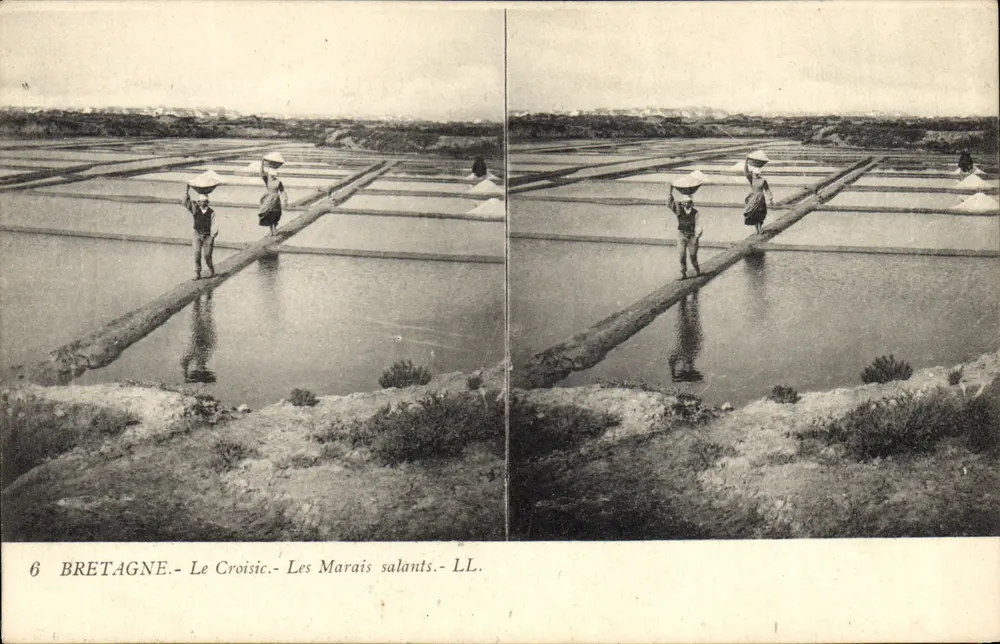 Bretanha - Le Croisic - Os Marais salants - LL - Frente