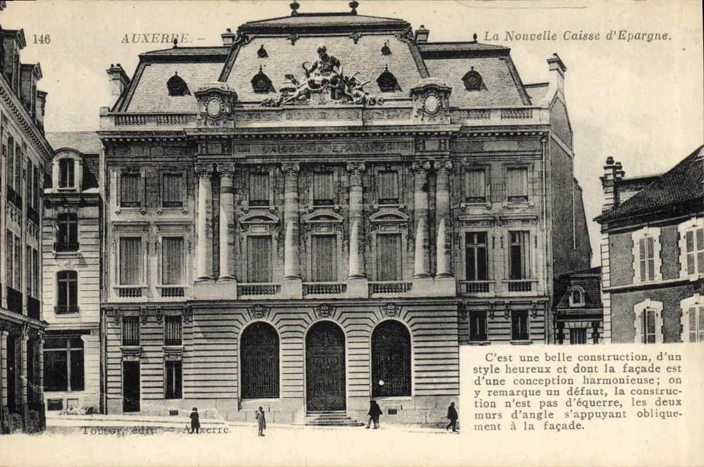 Auxerre — Die Neue Sparkasse — Toulon, Verlag Auxerre - Vorderseite