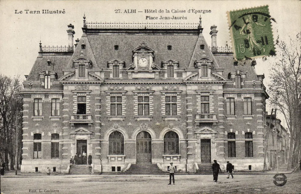 Albi — Hotel der Sparkasse — Place Jean-Jaurès — Le Tarn Illustré, n°27 - Vorderseite