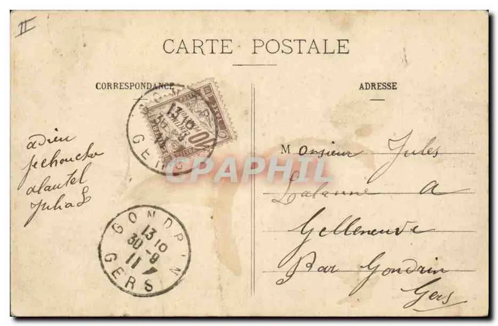 Angoulême - Sparkasse und Place Marengo — Buchhandlung Barraud, Angoulême - Rückseite