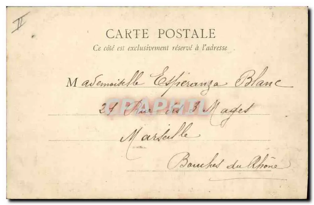 Bordeaux — Die Sparkasse — Das Denkmal « Gloria Victis » — B.J.C. - Rückseite