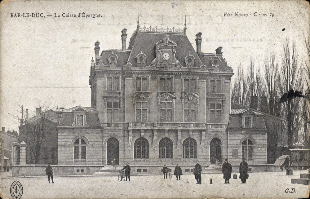 Bar-le-Duc — A Caixa de Poupança — Visé Nancy - C - no 29 - Frente