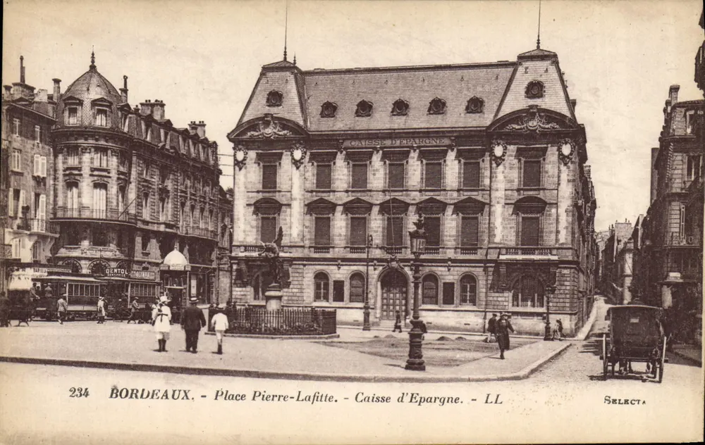 Bordeaux - Place Pierre-Lafitte - Caisse d'Épargne - Selecta - Vorderseite