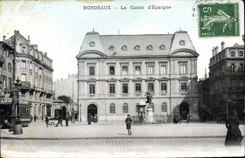 Bordeaux - A Caixa de Poupança — editor desconhecido, número de série não visível - Frente