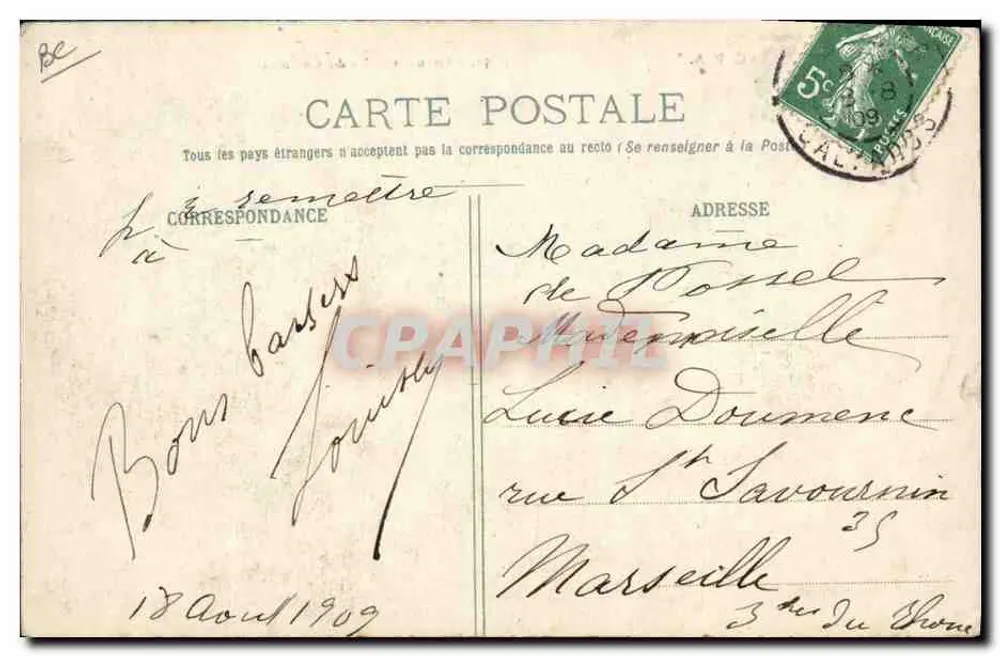 Velhas boas do Cotentin — A NORDANDIE - A C.P.A. — Tipos e Trajes — n° 51 - Verso