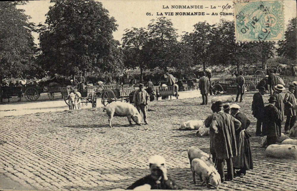 Die Normandie — Das normannische Leben — Auf dem Feld — Verlag C.P. n°61 - Vorderseite