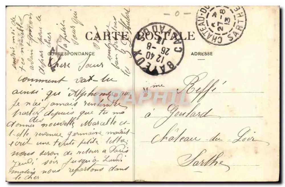 La Basse-Normandie Pittoresque — Rybak w Saint-Pierre-Église — Oliché A. V. nr 26 - Rewers