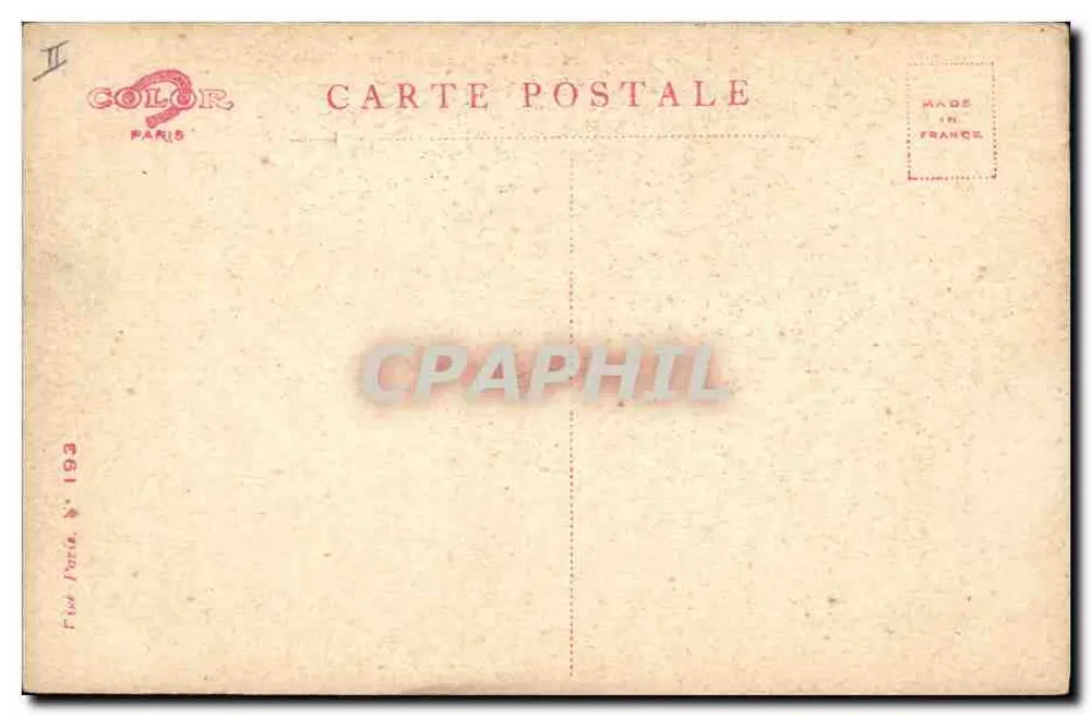 Mädchen, das mit Früchten spielt — Verlag Color, Paris, Nr. 193 - Rückseite