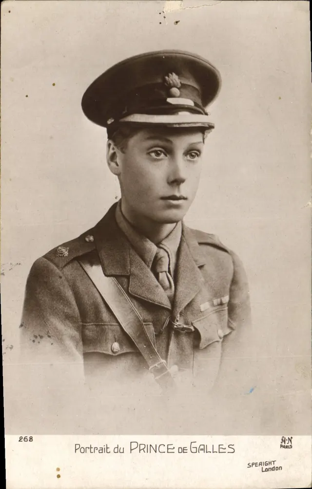 Portrait du Prince de Galles — en uniforme militaire — éditeur SPEAIGHT London, n° 268 - Frente