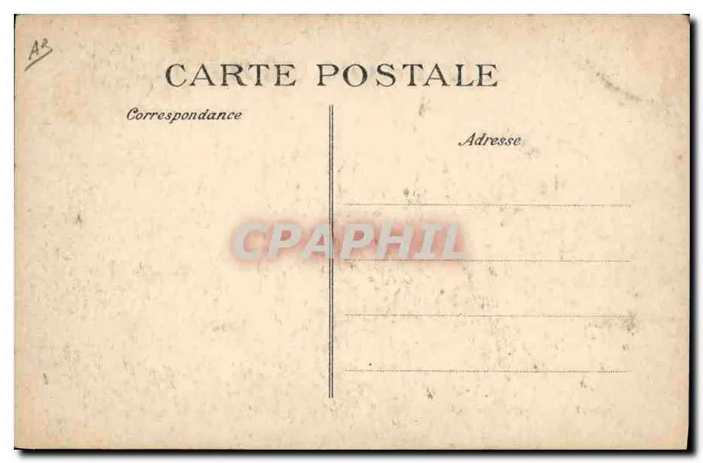 Besuch der englischen Herrscher in Paris 1914 — Die Frühjahrsparade — Die Tribünen — Verlag B.D. - Rückseite