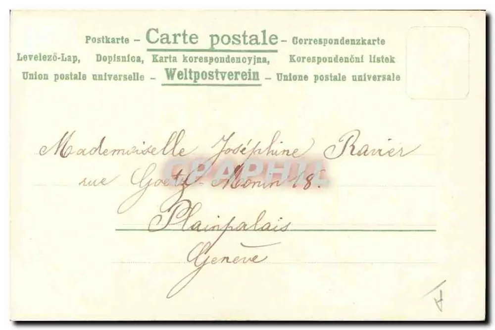 Liebespaar — romantische Szene — H.G.R. (Verlag ?) - Rückseite