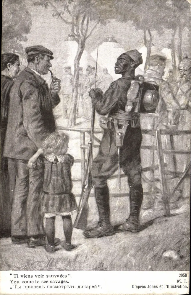 Sauvages — D'après Jonas et l'Illustration — M. L. 2058 - Frente